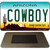 Cowboy Arizona State License Plate Tag Magnet M-1043