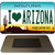 I Love Arizona State License Plate Tag Magnet M-3551