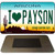 I Love Payson Arizona State License Plate Tag Magnet M-2555