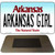 Arkansas Girl State License Plate Tag Magnet Novelty M-10040