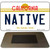 Native California State License Plate Tag Magnet M-6837