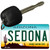 Sedona Arizona State License Plate Tag Key Chain KC-1063