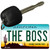 The Boss Arizona State License Plate Tag Key Chain KC-1078