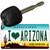 I Love Arizona State License Plate Tag Key Chain KC-3551