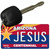 Jesus Arizona Centennial State License Plate Tag Key Chain KC-1807