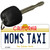 Moms Taxi California State License Plate Tag Key Chain KC-6845