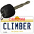 Climber California State License Plate Tag Key Chain KC-6850