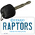 Raptors Ontario State License Plate Tag Key Chain KC-2590