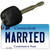 Married Connecticut State License Plate Tag Key Chain KC-10932