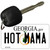 Hot Mama Georgia State License Plate Tag Novelty Key Chain KC-6135