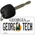 Georgia Tech State License Plate Tag Novelty Key Chain KC-6138