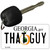 That Guy Georgia State License Plate Tag Novelty Key Chain KC-6165