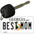 Best Mom Georgia State License Plate Tag Novelty Key Chain KC-6660