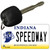 Speedway Indiana State License Plate Tag Novelty Key Chain KC-6367