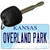 Overland Park Kansas State License Plate Tag Novelty Key Chain KC-6610