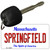 Springfield Massachusetts State License Plate Tag Key Chain KC-10992