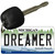 Dreamer Michigan State License Plate Tag Novelty Key Chain KC-6126