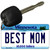 Best Mom Minnesota State License Plate Tag Novelty Key Chain KC-11079