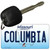 Columbia Missouri State License Plate Tag Key Chain KC-10245