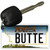 Butte Montana State License Plate Tag Novelty Key Chain KC-11096