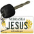 Jesus Nebraska State License Plate Tag Novelty Key Chain KC-10591