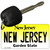 New Jersey State License Plate Tag Key Chain KC-10145