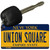 Union Square New York State License Plate Tag Key Chain KC-8956