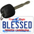 Blessed North Carolina State License Plate Tag Key Chain KC-2779