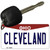 Cleveland Ohio State License Plate Tag Key Chain KC-10067