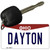 Dayton Ohio State License Plate Tag Key Chain KC-10071