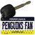 Penguins Fan Pennsylvania State License Plate Tag Key Chain KC-10837