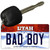 Bad Boy Utah State License Plate Tag Key Chain KC-10222