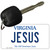 Jesus Virginia State License Plate Tag Key Chain KC-10128