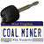 Coal Miner West Virginia License Plate Tag Key Chain KC-6546