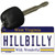 Hillbilly West Virginia License Plate Tag Key Chain KC-6548