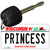Princess Wisconsin License Plate Tag Novelty Key Chain KC-10648