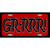 GR-RRR Metal Novelty License Plate