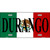 Durango on Mexico Flag Metal Novelty License Plate