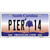 Pier 14 South Carolina Novelty License Plate