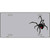 Black Widow Offset Metal Novelty License Plate