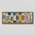 Rock N Roll License Plate Tag Strip Novelty Wood Sign WS-057