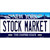 Stock Market New York Novelty Metal License Plate