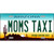 Moms Taxi Arizona Metal Novelty License Plate