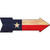 Texas State Flag Novelty Metal Arrow Sign