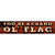 Youre A Grand Ol Flag Bulb Lettering American Flag Novelty Metal Street Sign