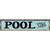 Pool Time Novelty Metal Street Sign