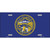 Nebraska State Flag Metal Novelty License Plate