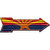 Arizona Flag Novelty Metal Arrow Sign