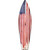 Painted American Flag Novelty Metal Surfboard Sign