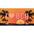 I Love Beach Novelty License Plate